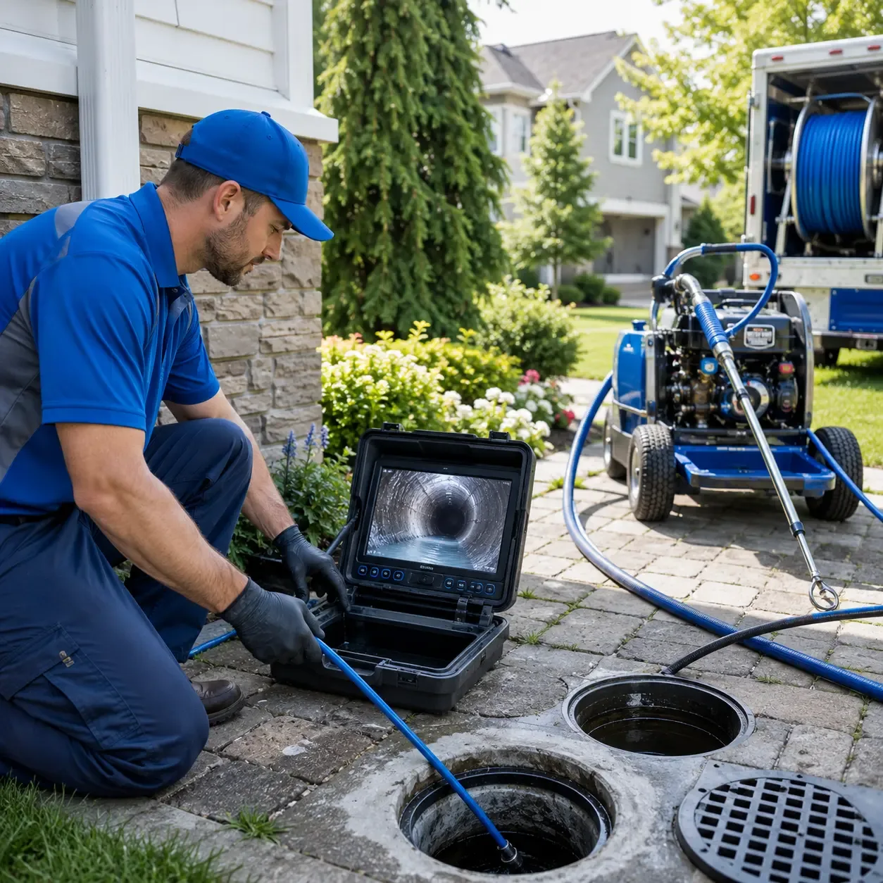 Outdoor drain cleaning professionals serving Acton, ME